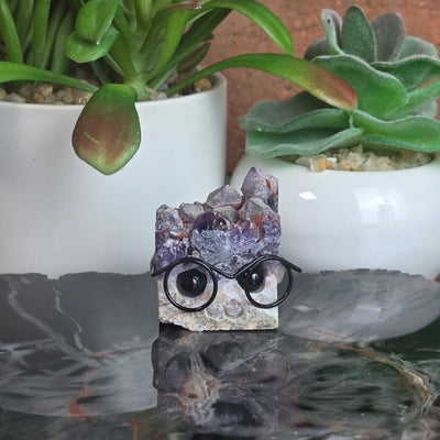 Mini Druzy Crystal Cuties w/Glasses -Variants