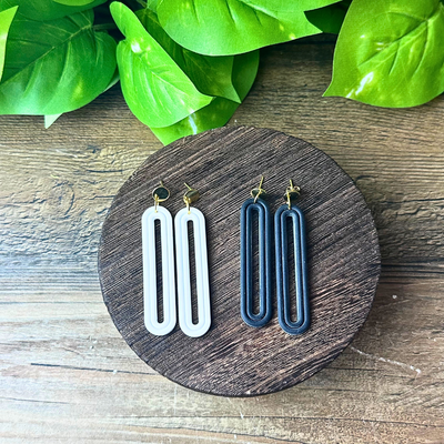 Mod Clay Earring - Artisan Made