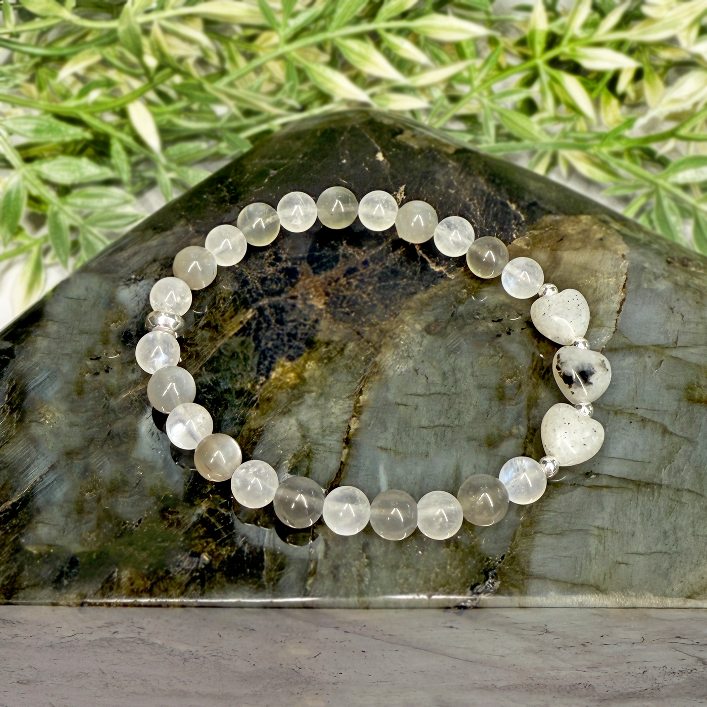 Moonstone Love Bracelet - Artisan Made