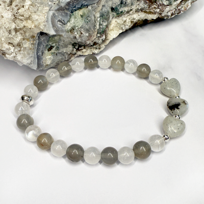 Moonstone Love Bracelet - Artisan Made