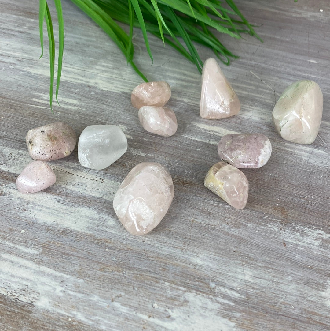 Morganite Tumbled Stone-1" *Sold Individually*