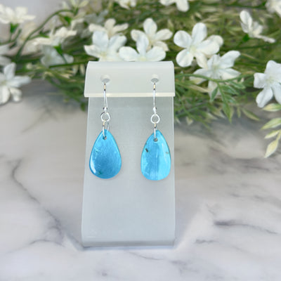 Nacozari Turquoise & Sterling Silver Earrings - Artisan Made
