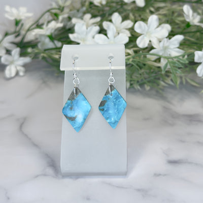 Nacozari Turquoise & Sterling Silver Earrings - Artisan Made