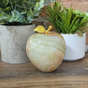 Onyx Decorative Apple 3"