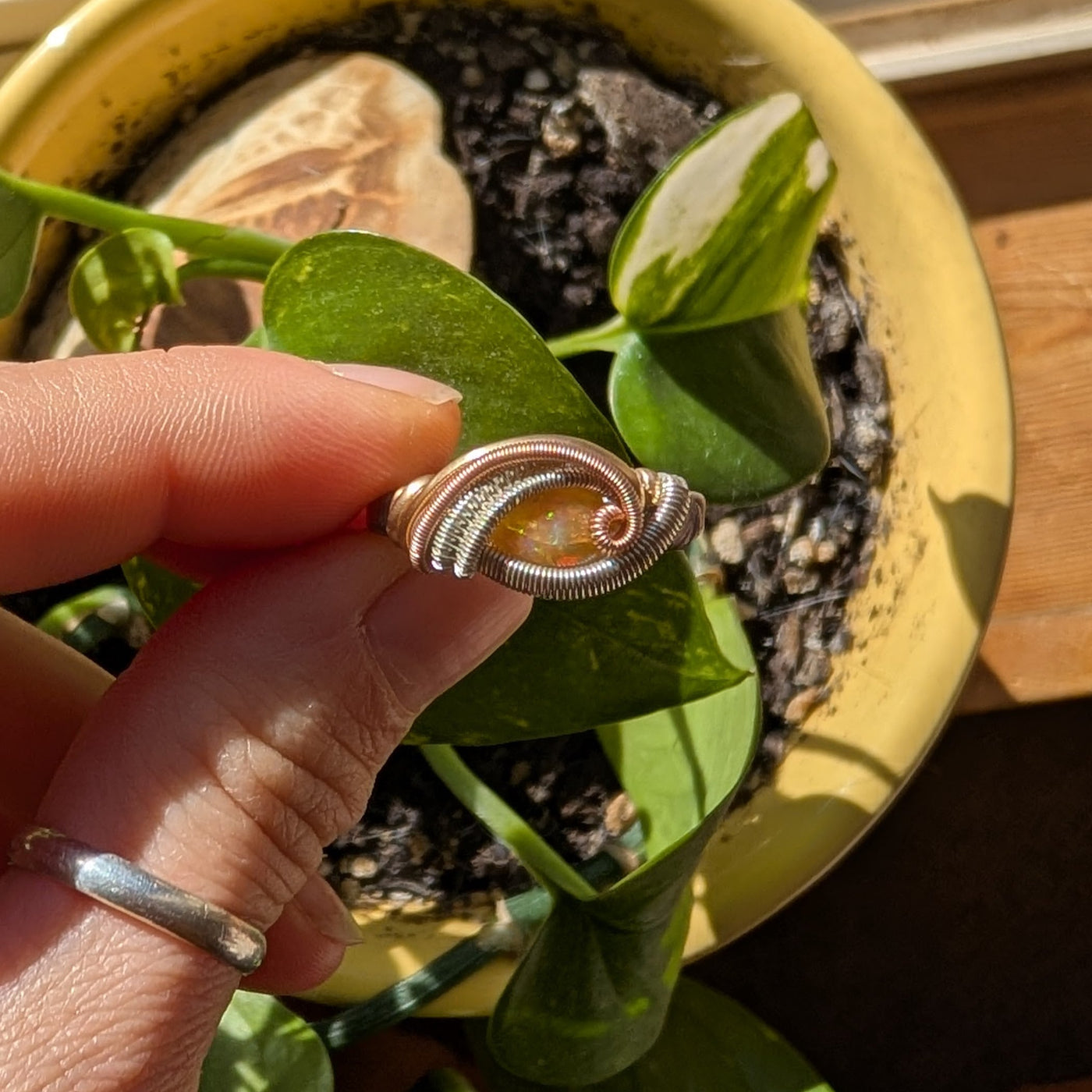 Opal Ring - Artisan Made