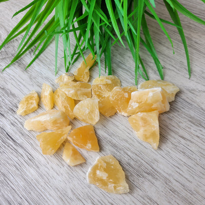 Orange Calcite Rough Loose Pieces 1" *Sold Individually*