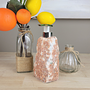 Orange Calcite Soap Dispenser