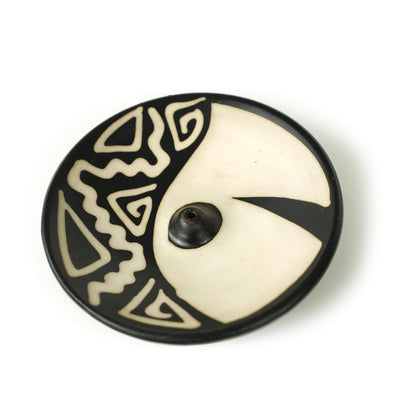 Peruvian Ceramic Incense Burner for Stick Incense - Artisan Made