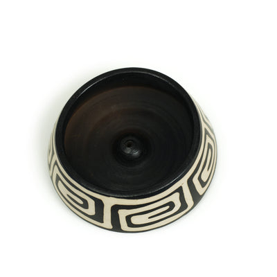 Peruvian Ceramic Incense Burner for Stick and Cone Incense - Artisan Made