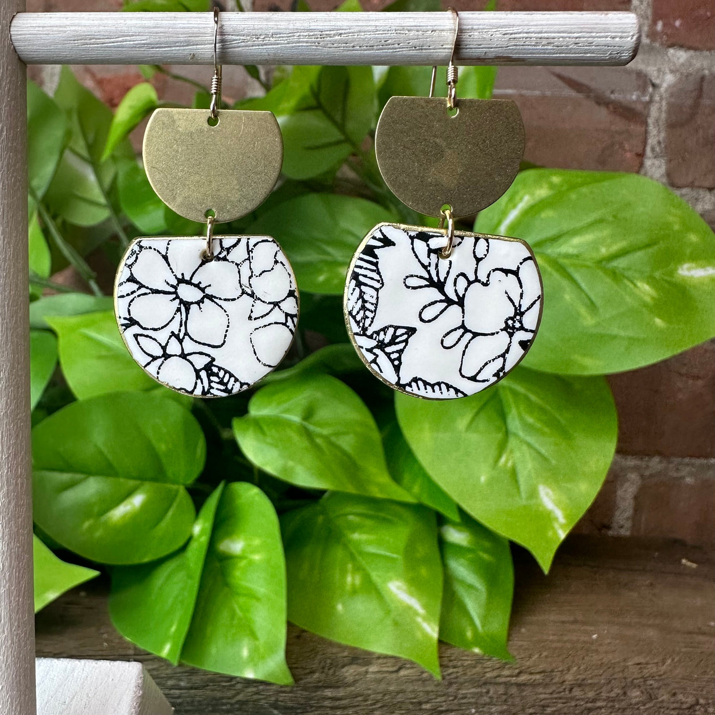 Polymer Clay Earrings: Flora - Artisan Made