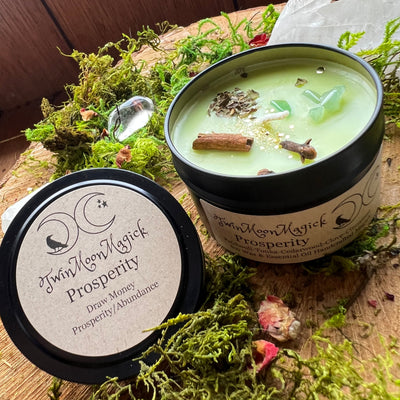 Prosperity Intention Candle - Artisan Made