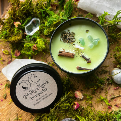 Prosperity Intention Candle - Artisan Made