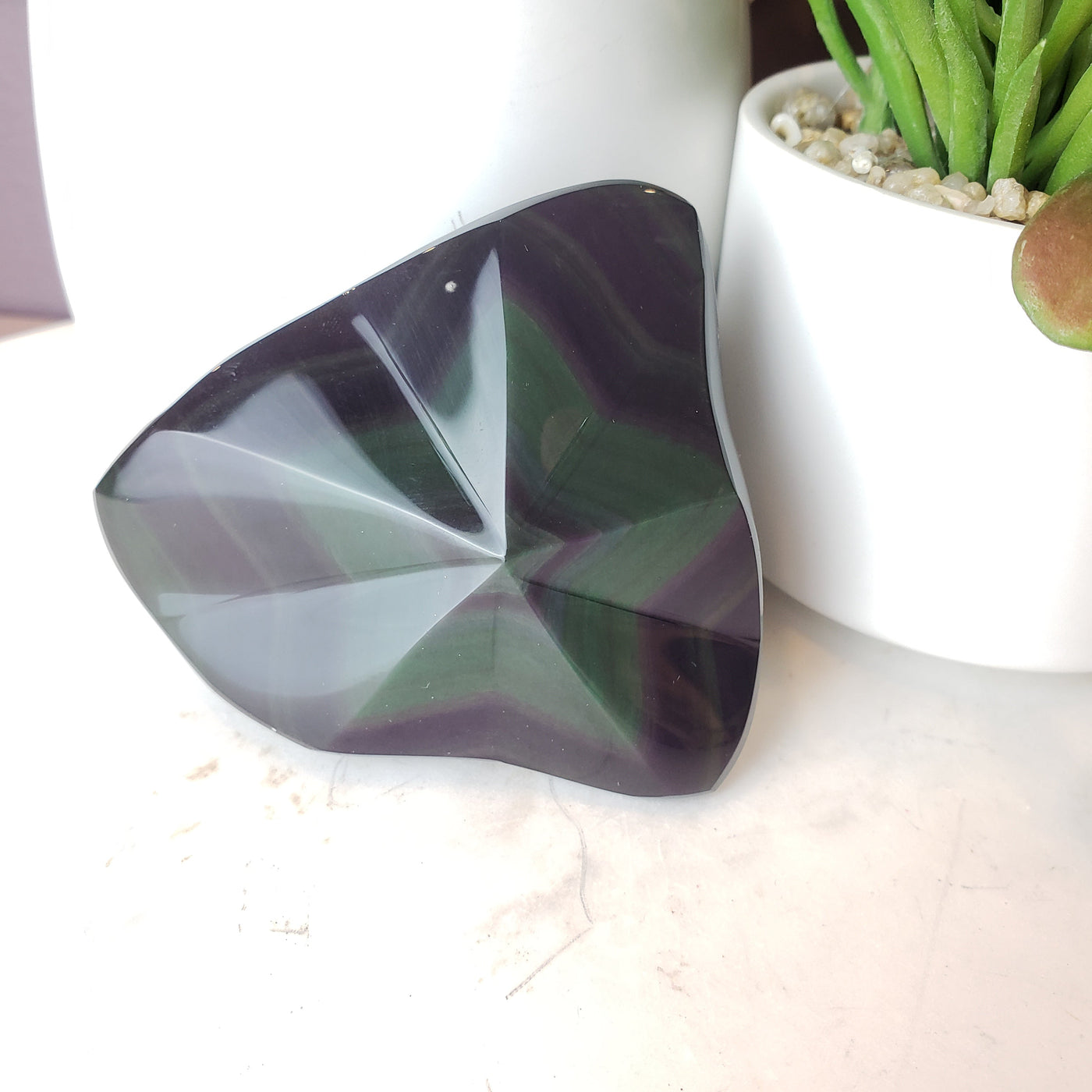 Rainbow Obsidian Polished Specimen