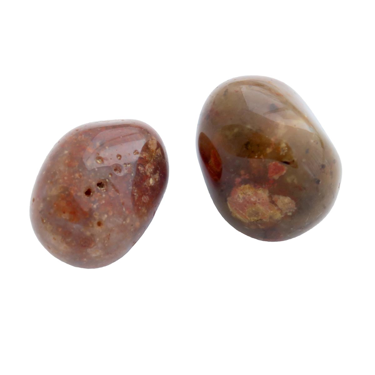 Red Moss Agate Tumbled 1-1.5" *Sold Individually*