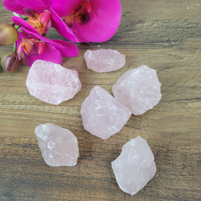 Rose Quartz Rough 1-2" *Sold Individually*