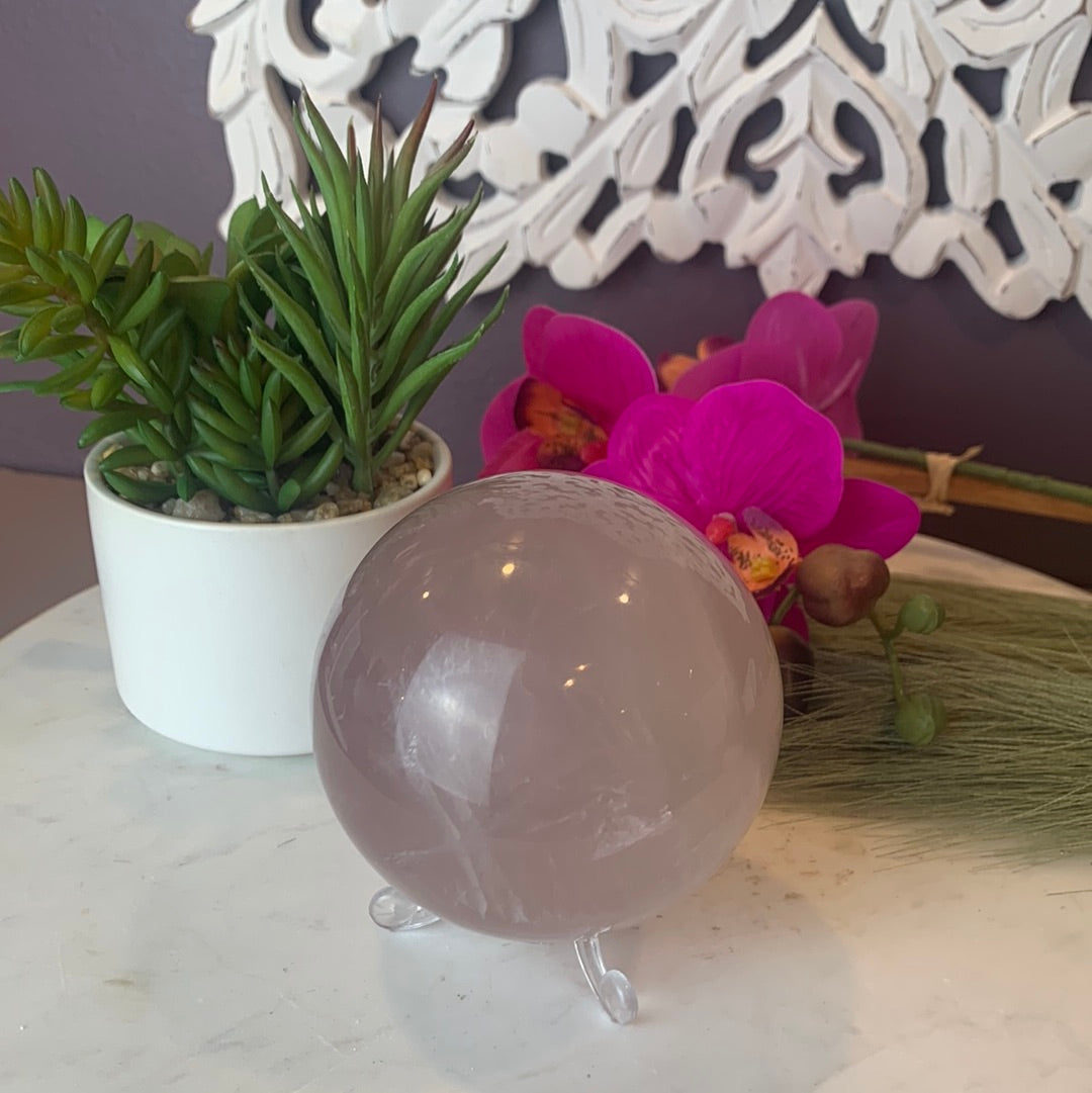 Rose Quartz Star Sphere 50mm to 110mm