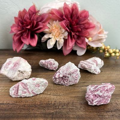 Rough Pink Tourmaline on Matrix Chunks 1-2.99" *Sold Individually*