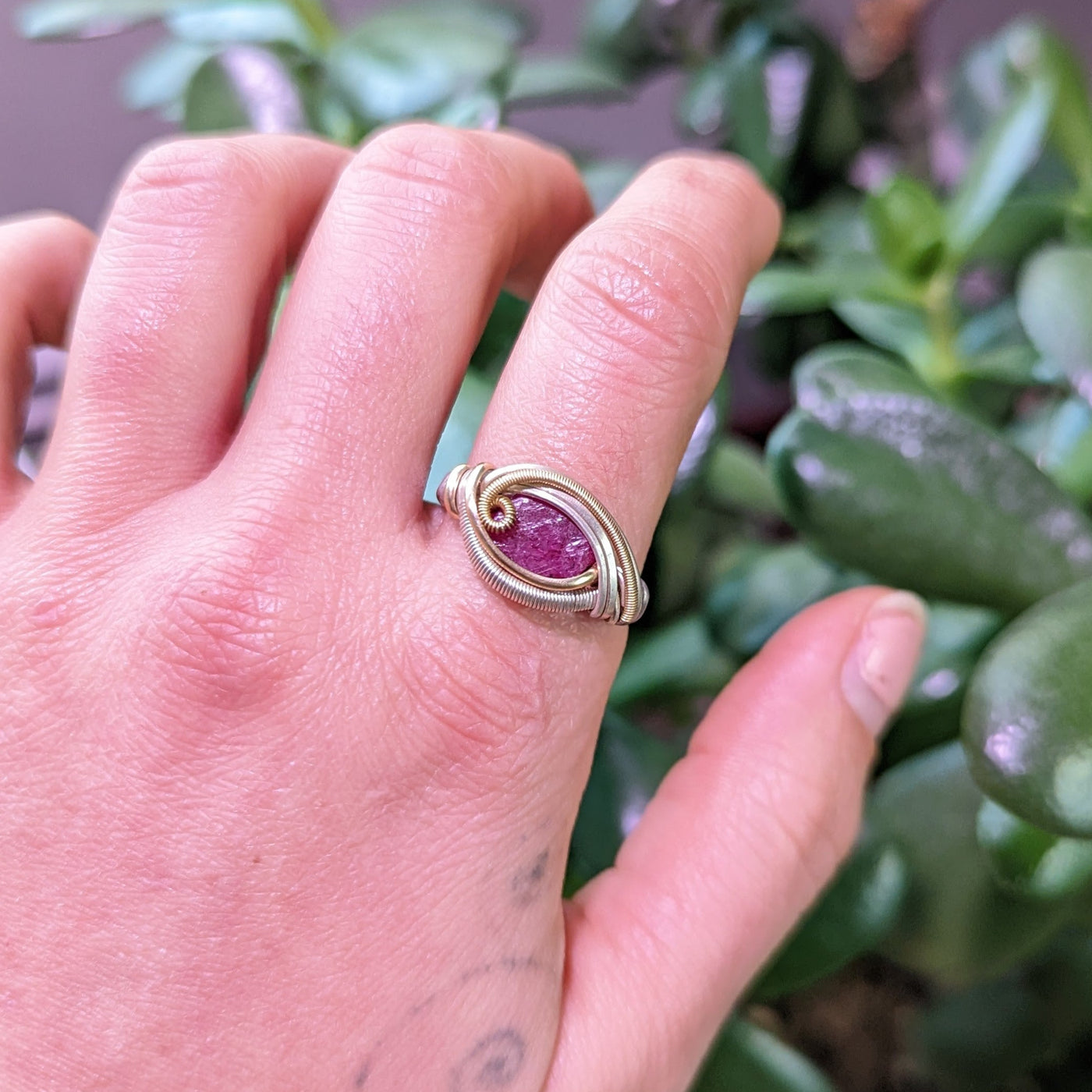 Ruby Ring - Artisan Made
