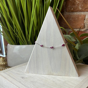 Ruby sterling silver Bracelet