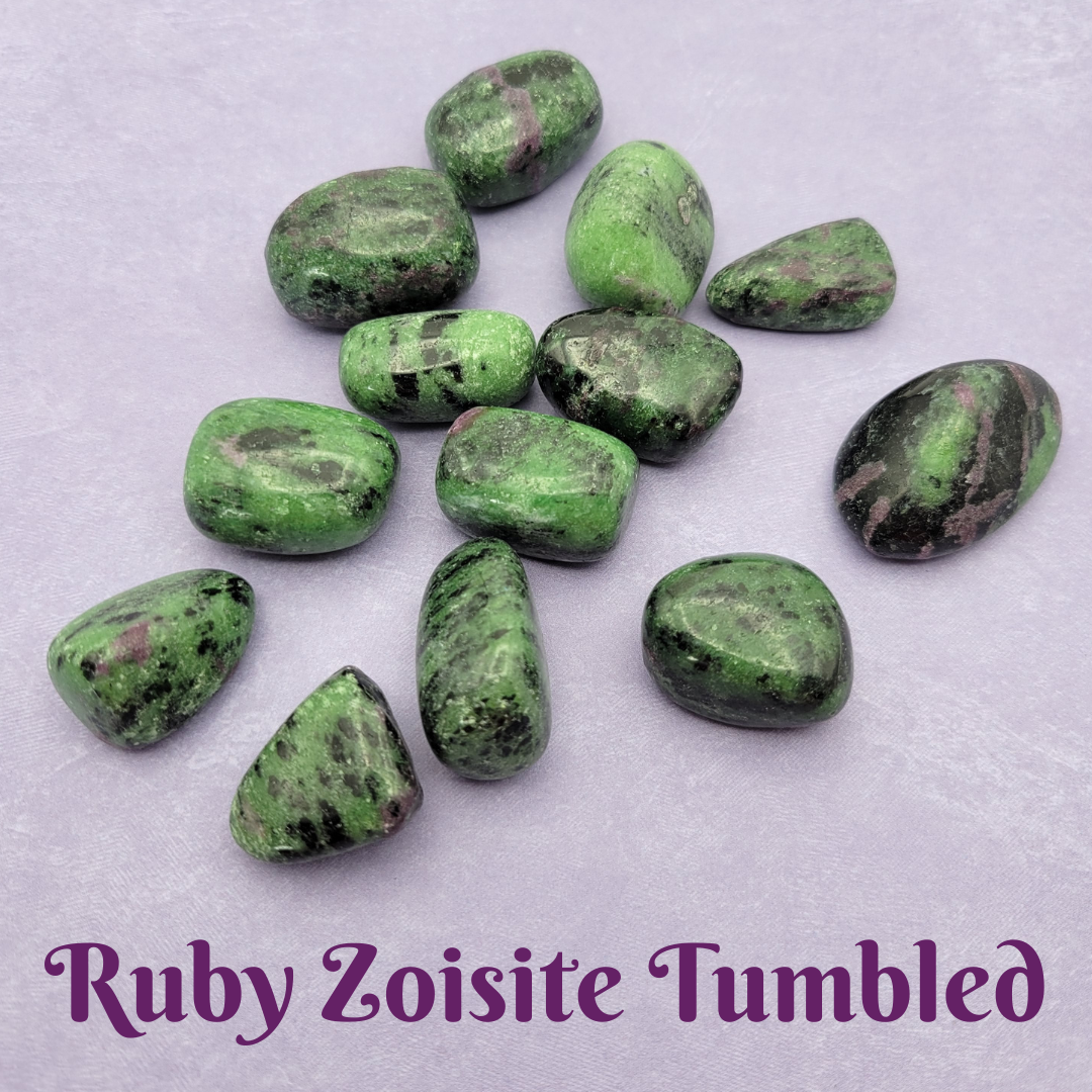 Ruby Zoisite Tumbled 1"