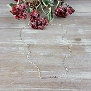 silver Base Metal Link Chain 18" or 24"