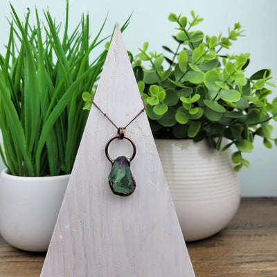 Single Stone Bohemian Style Pendant Necklace- Various Stones