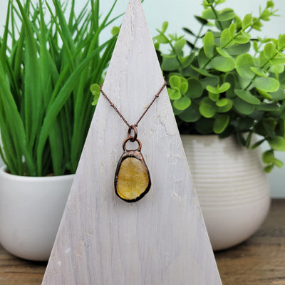 Single Stone Bohemian Style Pendant Necklace- Various Stones