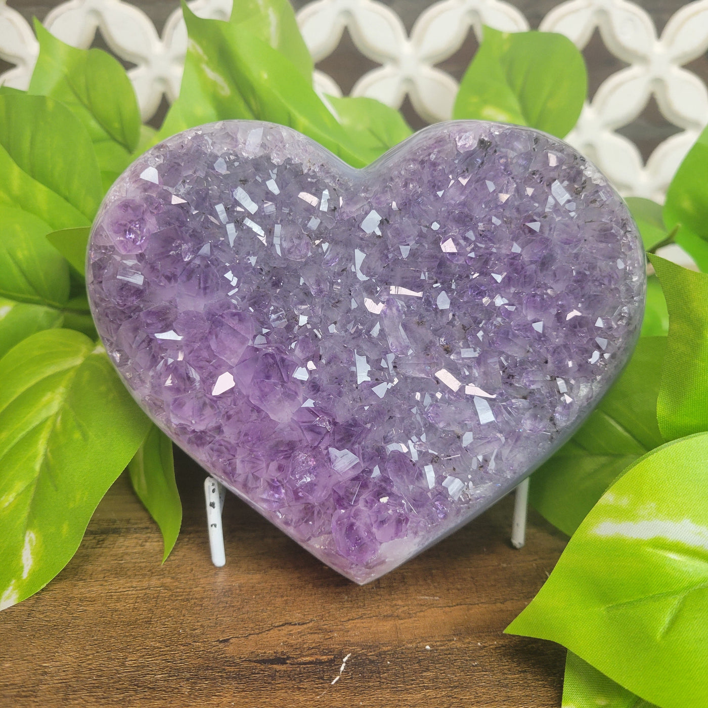 Statement Amethyst Heart 5.5" x 5" (1.47g)