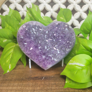 Statement Amethyst Heart 5.5" x 5" (1.47g)