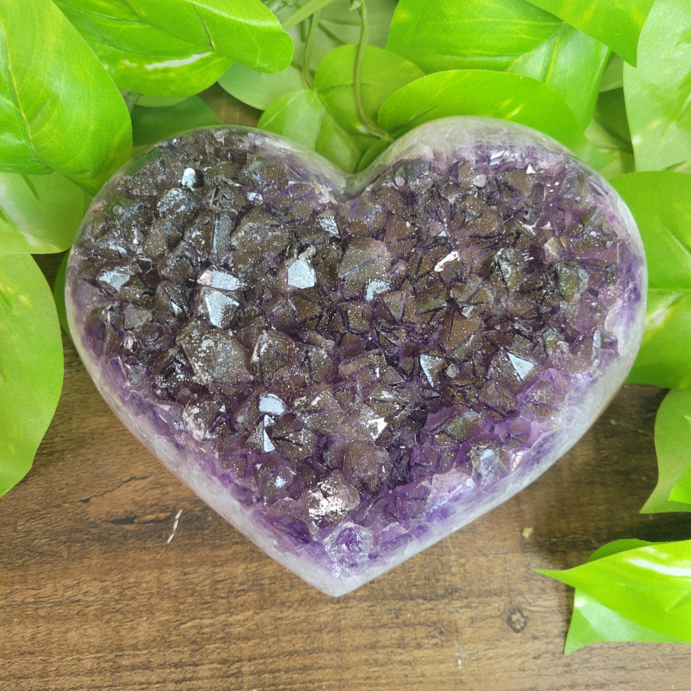 Statement Amethyst Heart 6" x 5" (1.604kg)