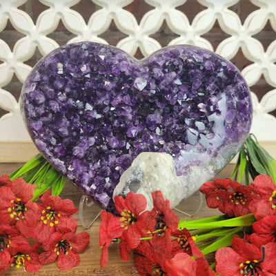 Statement Amethyst Heart 8" x 7" (2.481)