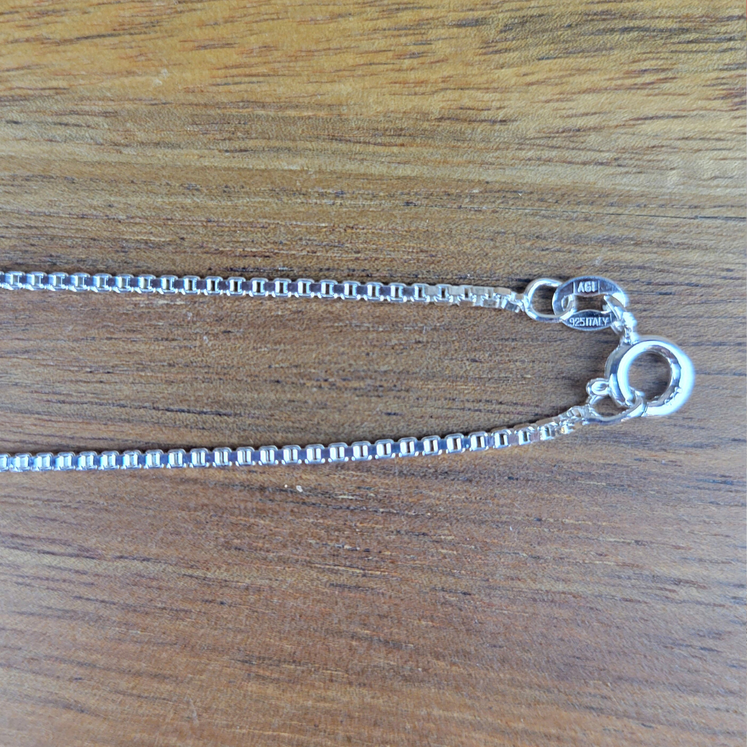 Sterling Silver 20"Box Chain 1.4mm