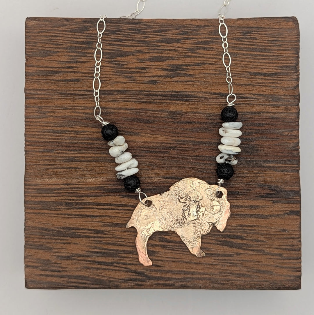 ＊Handmade Animal　ネックレス Sterling Silver on Copper Animal Necklace - Variants - Artisan Made