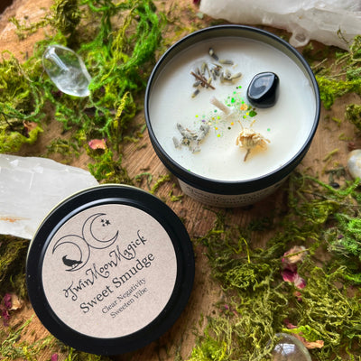 Sweet Smudge Intention Candle - Artisan Made