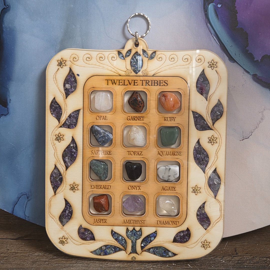 Twelve Tribes Stones of the Breastplate Wall Hanging – Handmade