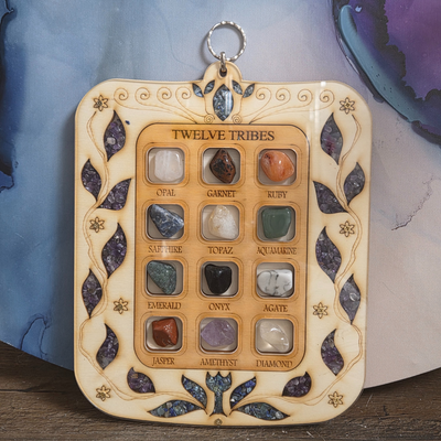 Twelve Tribes Stones of the Breastplate Wall Hanging – Handmade
