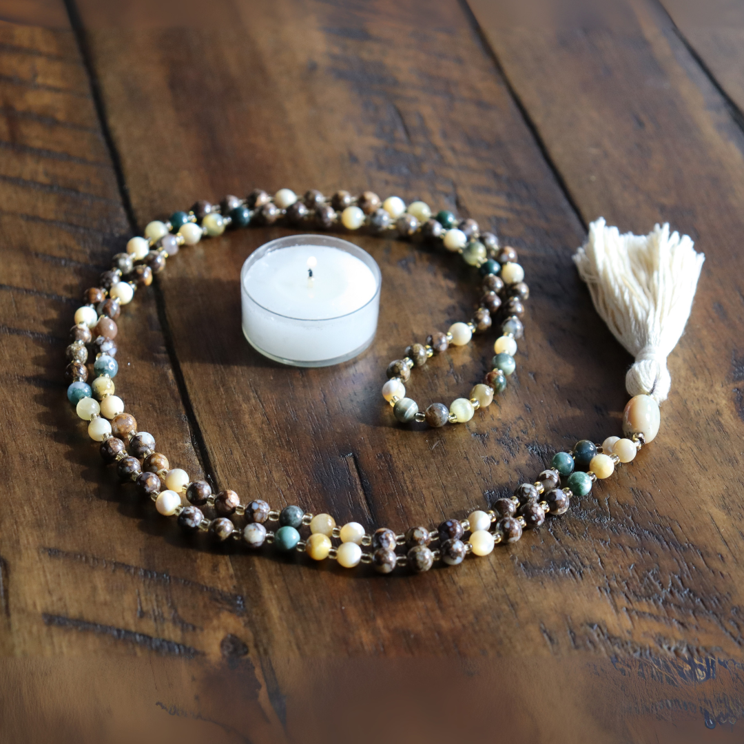 Virgo Zodiac Mala - Artisan Made