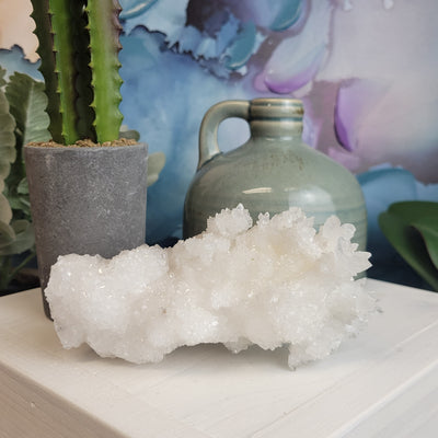 White Aragonite Cluster- Santa Eulalia-Variants