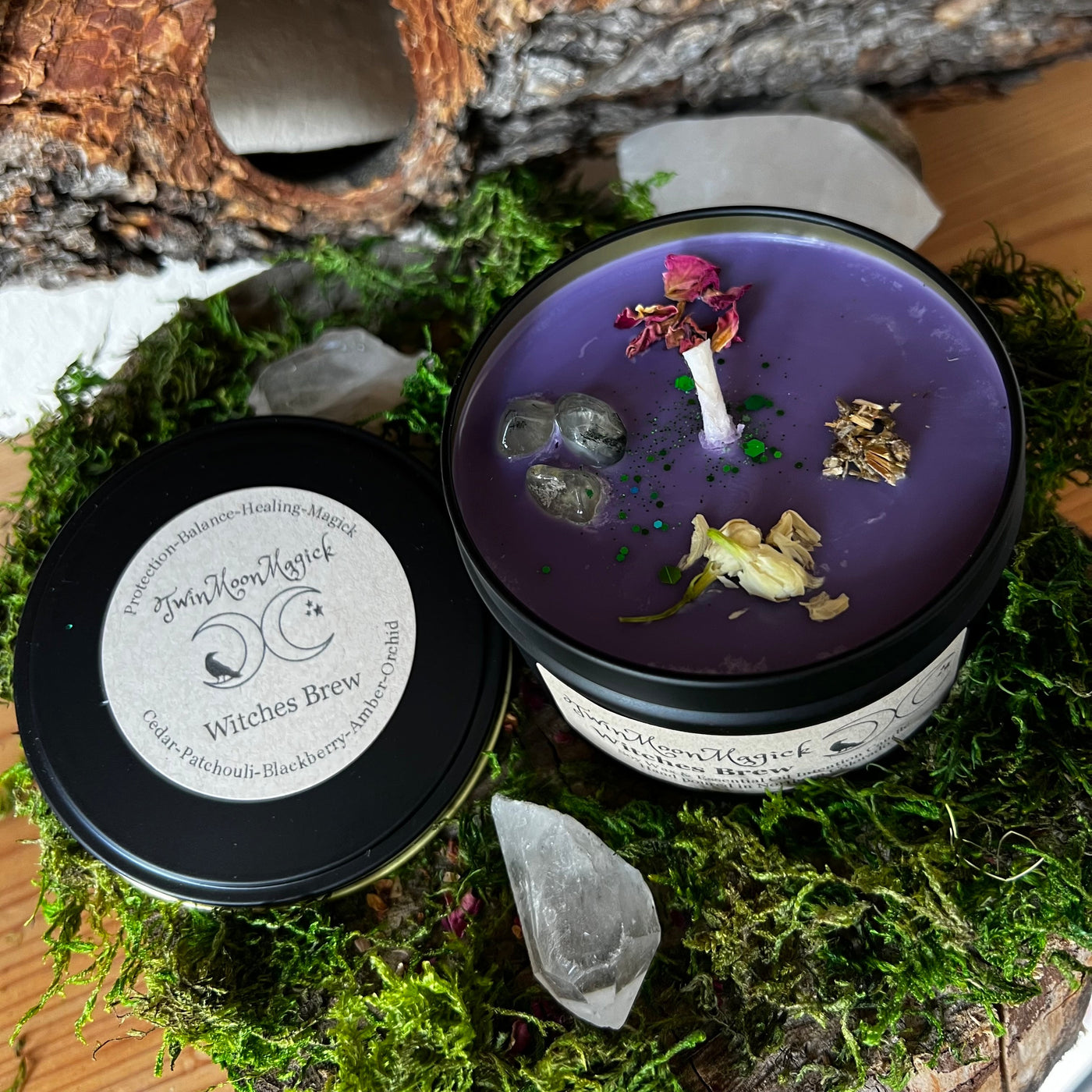 Witches Brew Intention Candle - Artisan Made