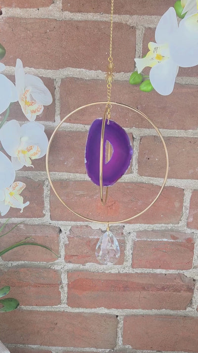 Agate Suncatcher- Artisan Made