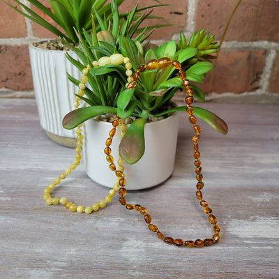 Amber Baby Teething Necklace - Teething Necklace