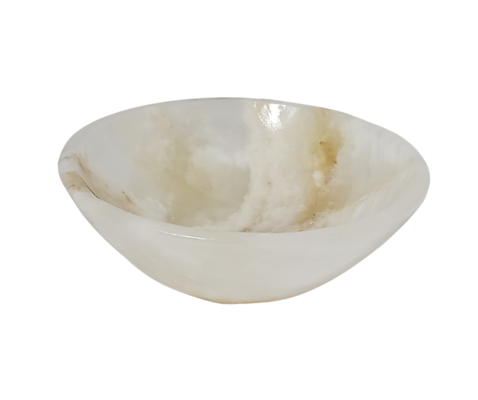 Amber Onyx Round Snack Dish 3" x 1"