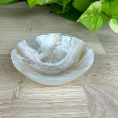 Amber Onyx Round Snack Dish 3" x 1"