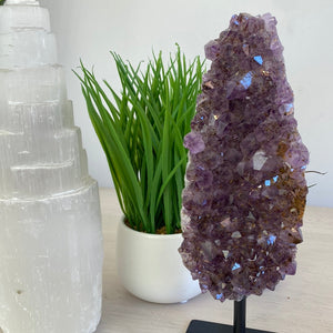 Amethyst Specimen on Stand 8-12 inches- Brazil