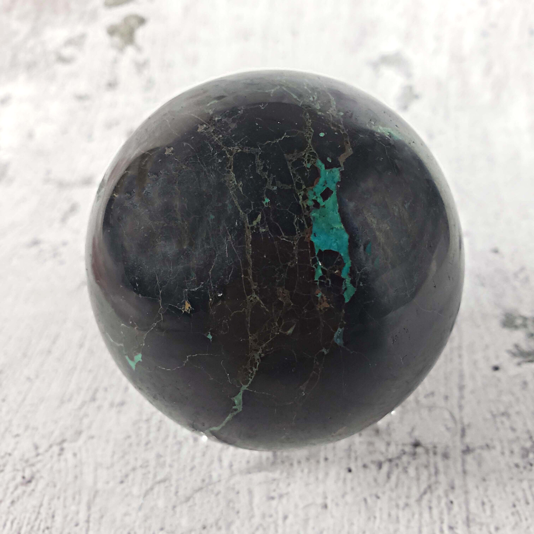 Chrysocolla Sphere 3”