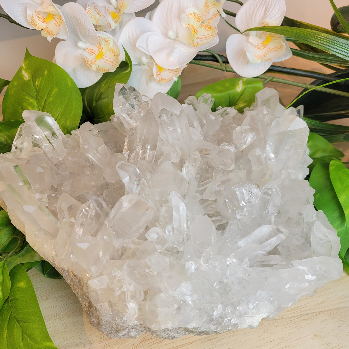 Clear Quartz Cluster - Arkansas 13.5"x 10"