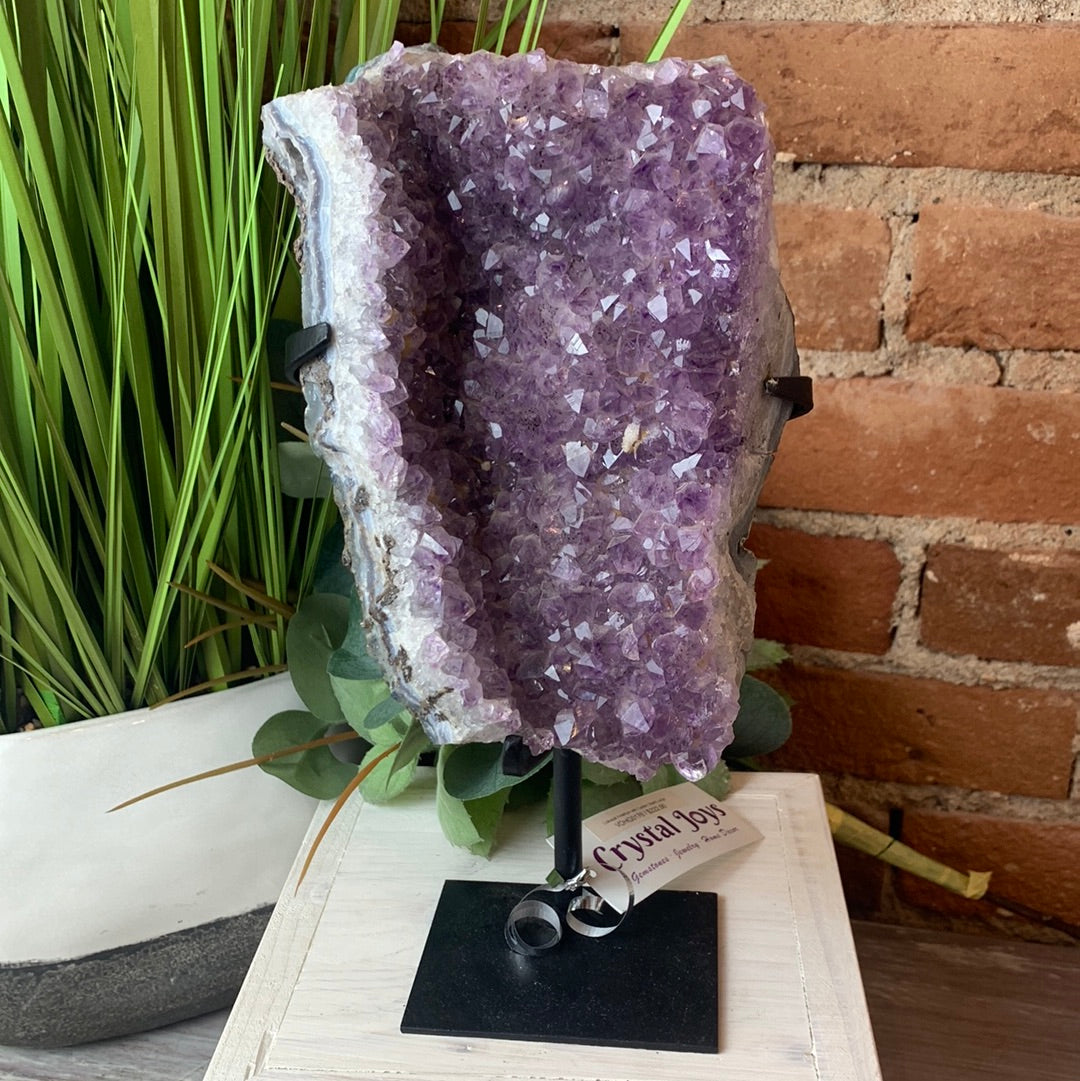 Colossal Amethyst with Custom Stand