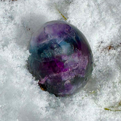 Fluorite Polished Egg 40mm