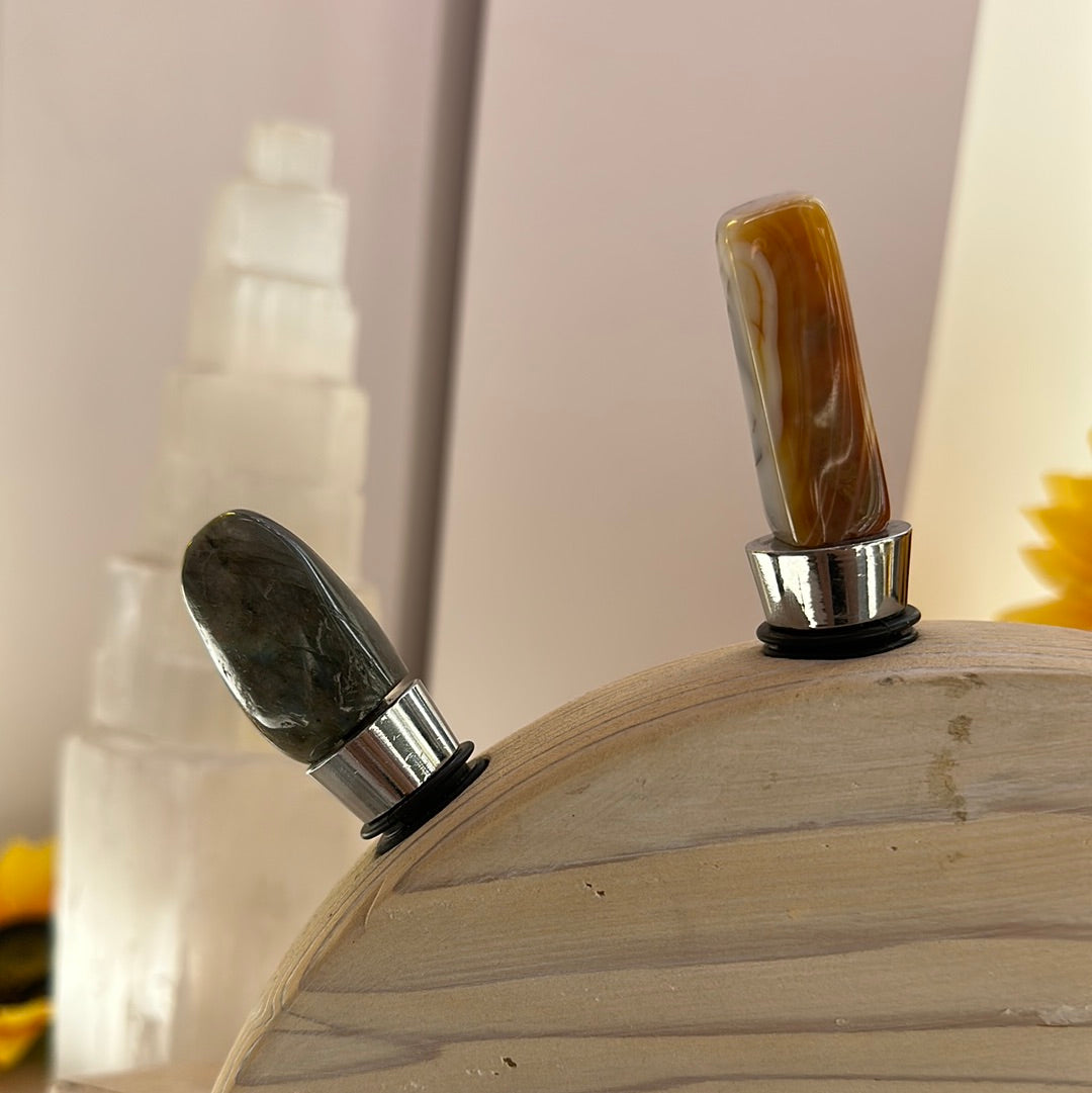 Gemstone Wine Stopper