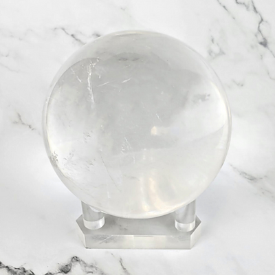 Large Clear Quartz Sphere